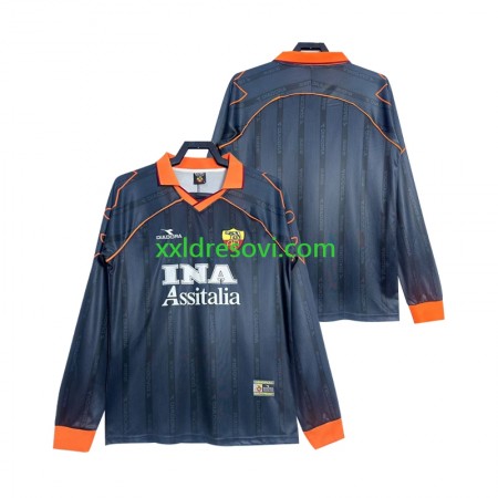 AS Roma 1999 2000 Retro Treći Nogometni Dres Dugim Rukavima